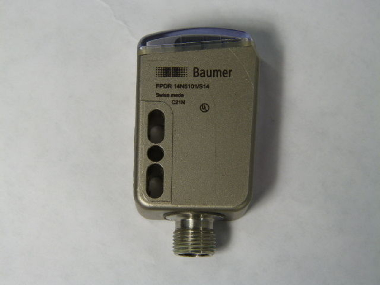 Baumer FPDR-14N5101/S14 Retro-Reflective Photoelectric Sensor 4Pin M12 USED