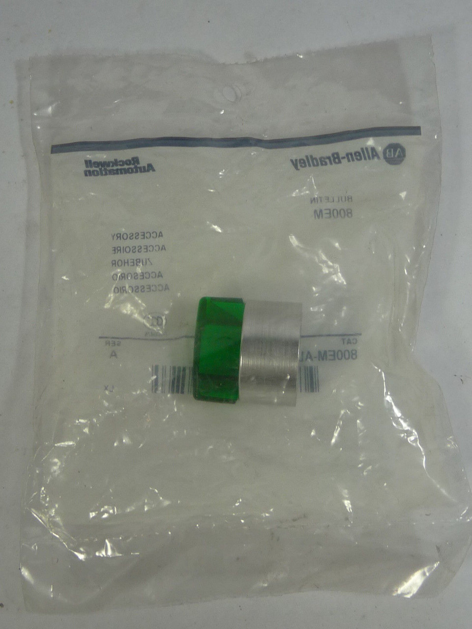 Allen-Bradley 800EM-ALS3 Replacement Selector Knob Illuminating Green ! NEW !