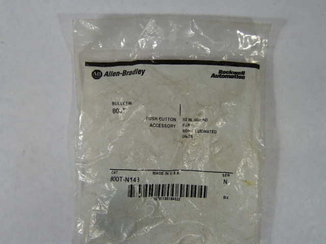 Allen-Bradley 800T-N143 Push Button Accessory ! NWB !