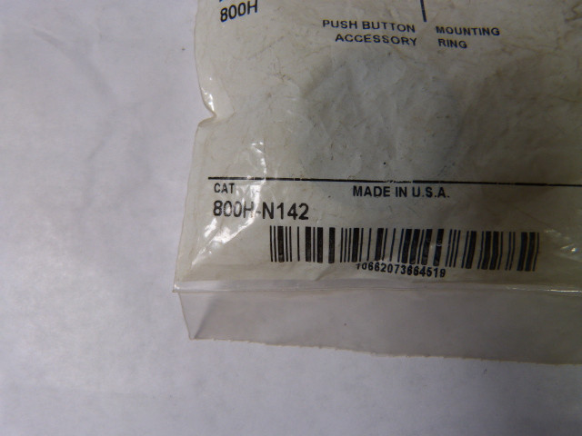 Allen-Bradley 800H-N142 Mounting Ring ! NWB ! - Industrial Automation ...