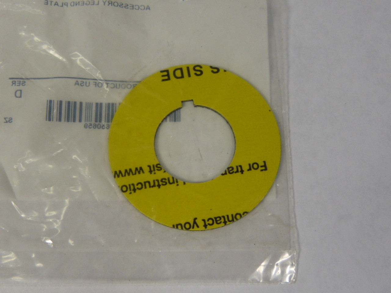 Allen-Bradley 800H-W690 800H Legend Plate Blank Series D NWB