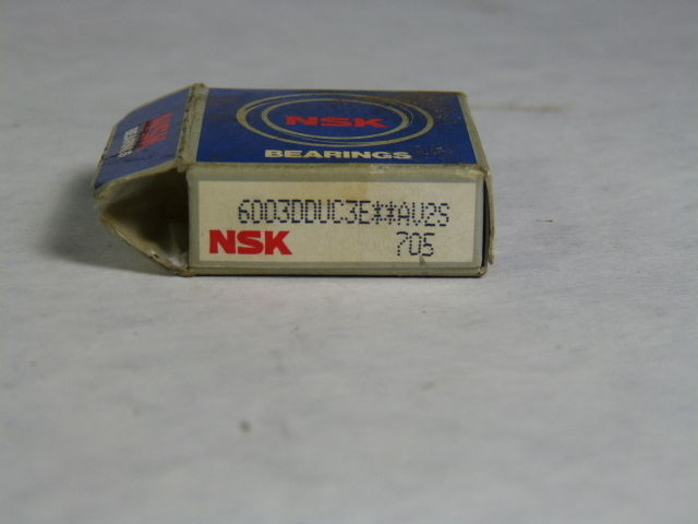 NSK 6003DDUC3E Single Row Ball Bearing 35mmOD 17mmID 10mmW NEW