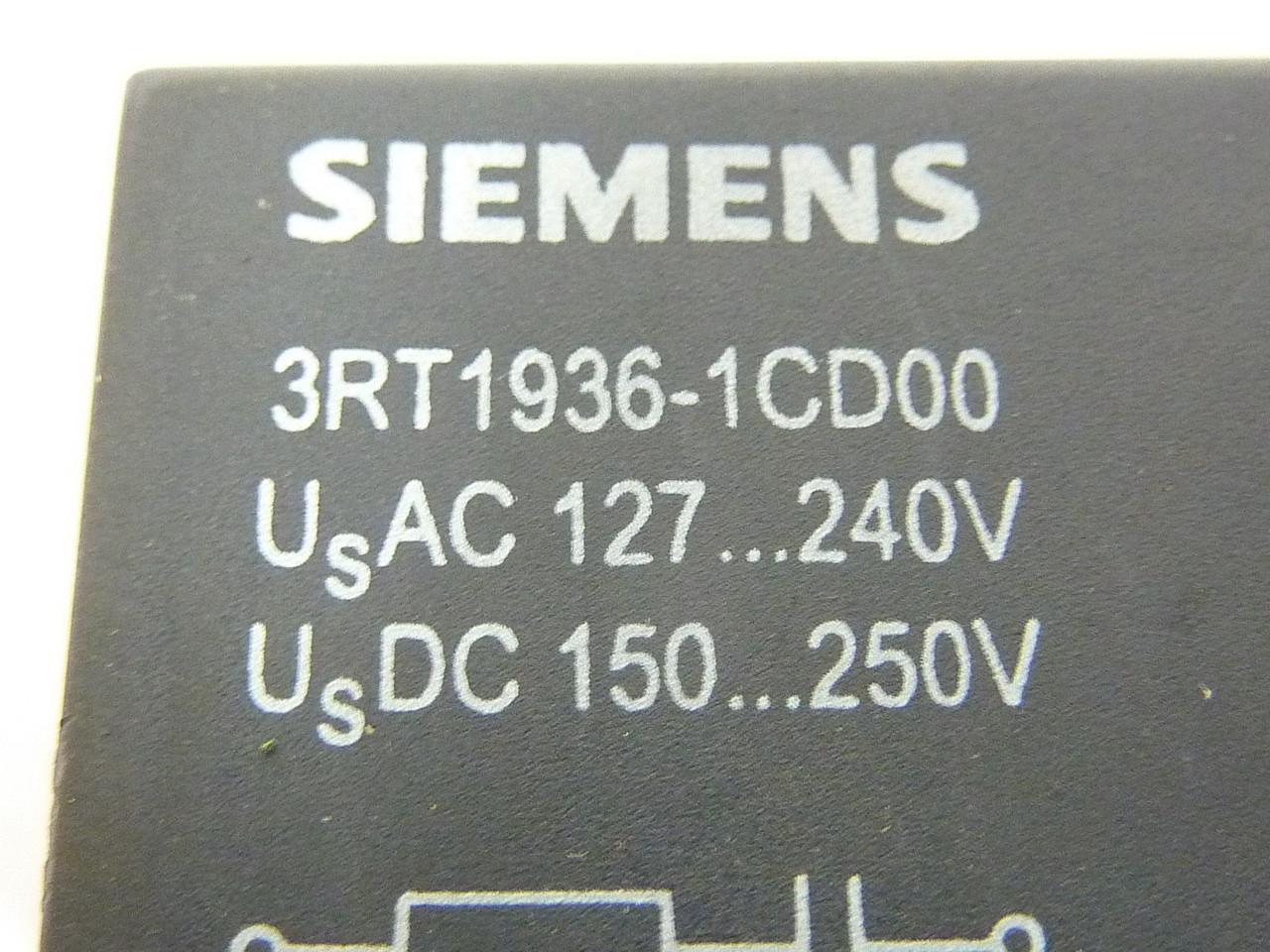 Siemens 3RT1936-1CD00 Varistor 127-240VAC 150-250VDC USED