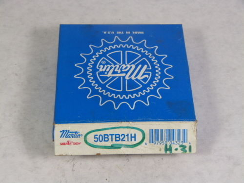 Martin 50BTB21H Bushing Bore Roller Chain Sprocket 21T 50C 5/8"P USED