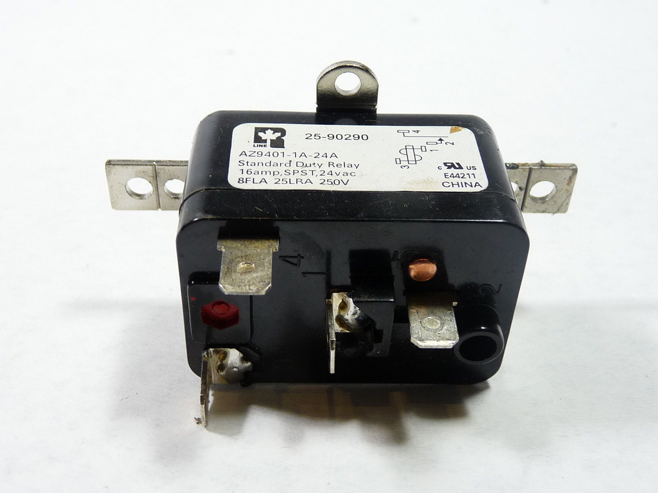 R Line 25-90290 Switching Fan Relay 24V 16A SPST USED