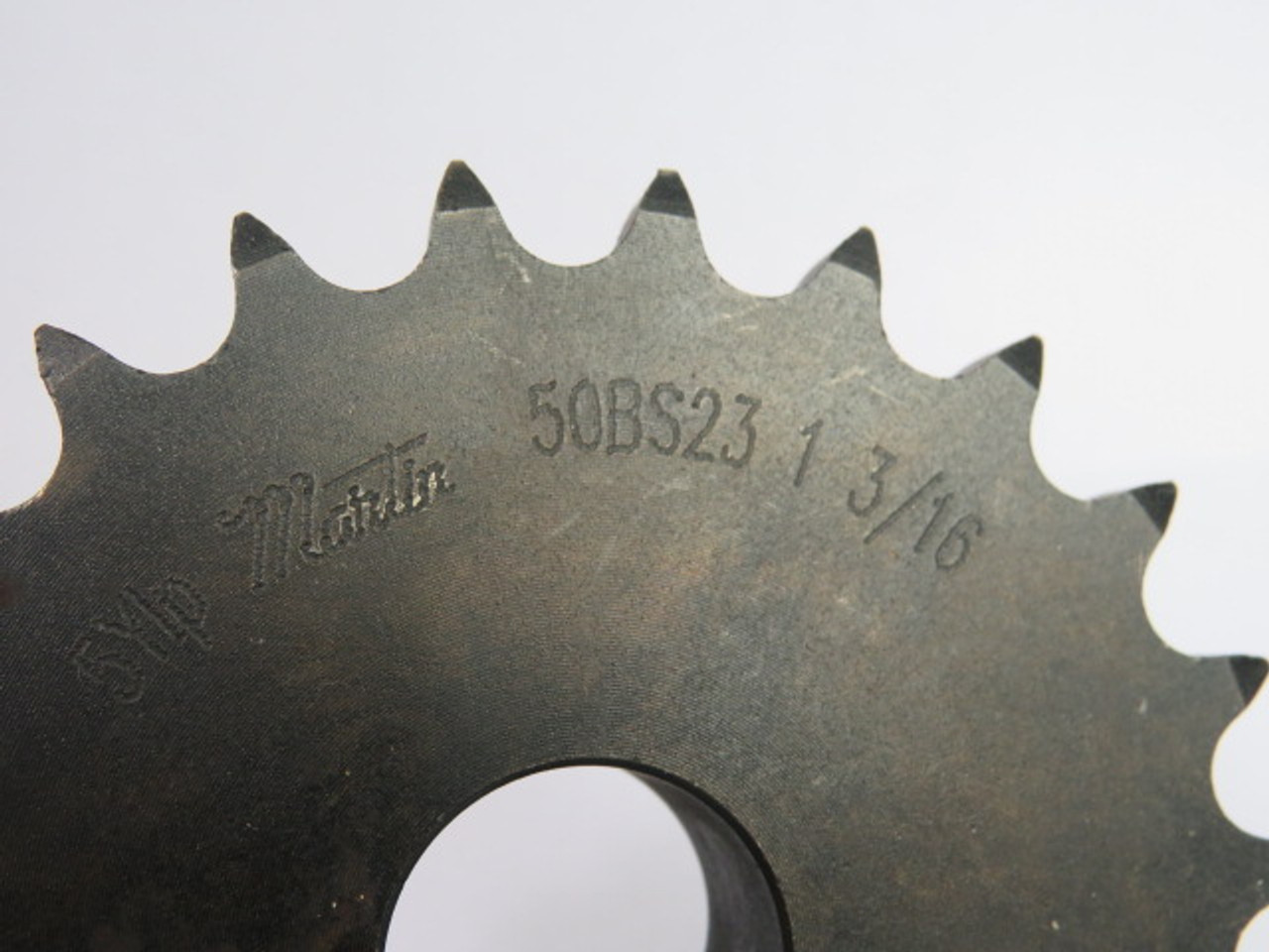 Martin 50BS23-1-3/16 Roller Chain Sprocket 1-3/16" Bore 23T 50C 5/8"P USED