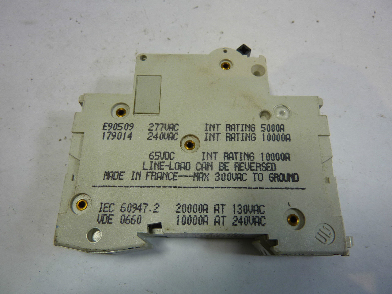 Merlin Gerin 17414 Circuit Breaker 5A 1-Pole 277V USED