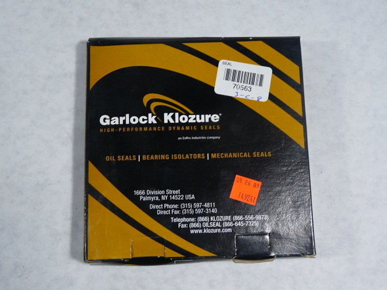 Garlock Klozure 22627-6955 53R2X6955 Oil Seal 5.118 ! NEW !