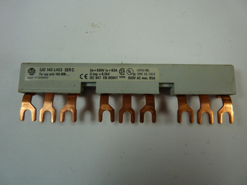 Allen-Bradley 140-L453 Commoning Link 65 Amp 600V USED