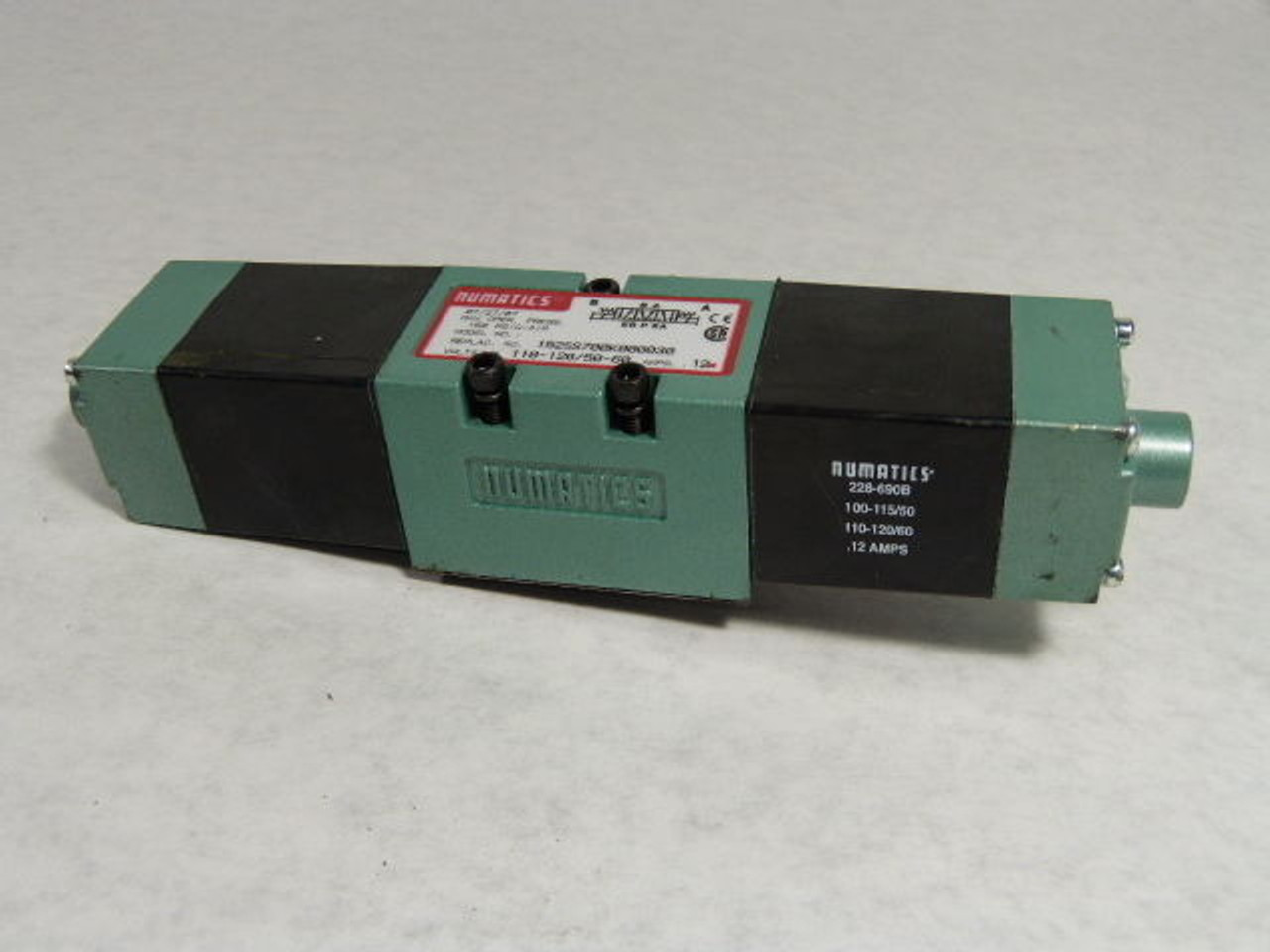 Numatics 152SS700K000030 MK15 3-Position Double Solenoid Valve USED