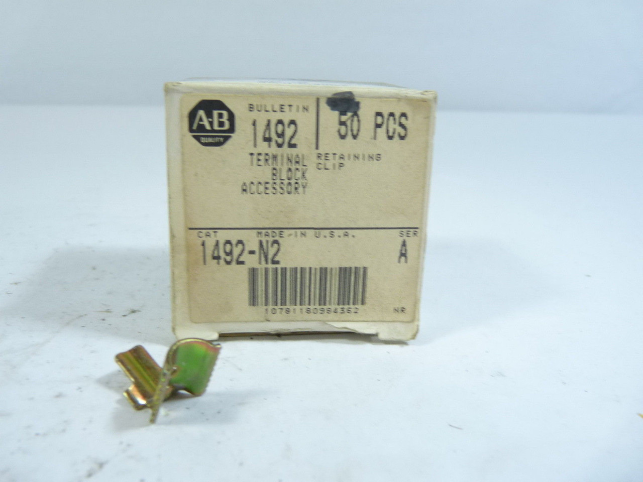 Allen-Bradley 1492-N2 Retaining Clip 50-Pack ! NEW !