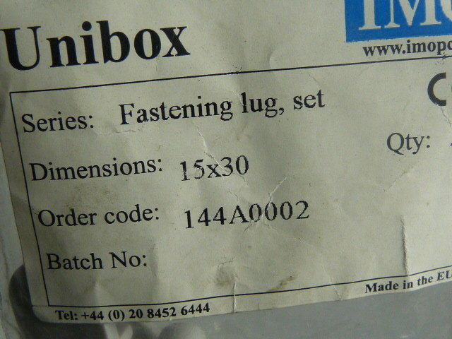 IMO 144A0002 Fastening Lugs 4Pk ! NWB !
