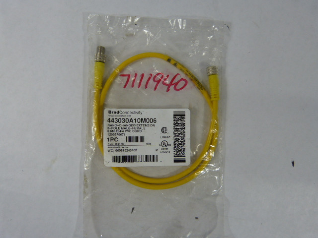 Daniel Woodhead 1200870071 443030A10M006 Nano Change Cable 3Pin NWB