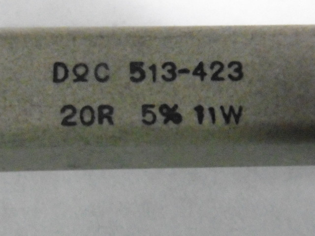 Danfoss 037H7464 Resistor 11W 20 Ohm 5% 513-423 USED