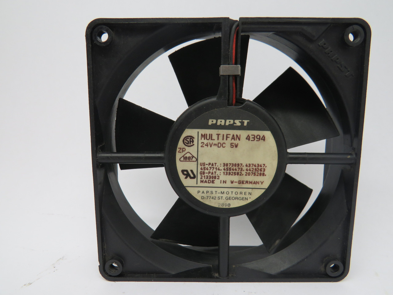 Papst 4394 Multifan Axial Fan 24VDC 5W 119x119x32mm USED