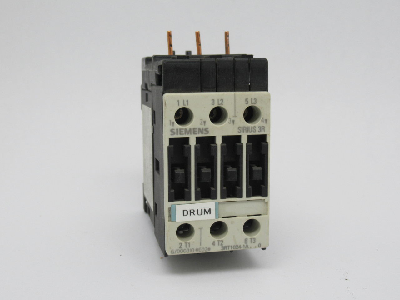Siemens 3RT1024-1AF00 Power Contactor 110VAC 50Hz 3-Pole 12A 400V USED