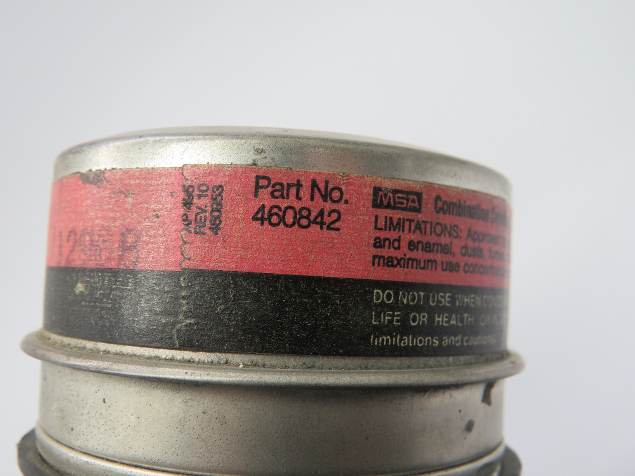 MSA 471286 Ultra Twin Medium Full Face Piece Respirator w/460842 USED