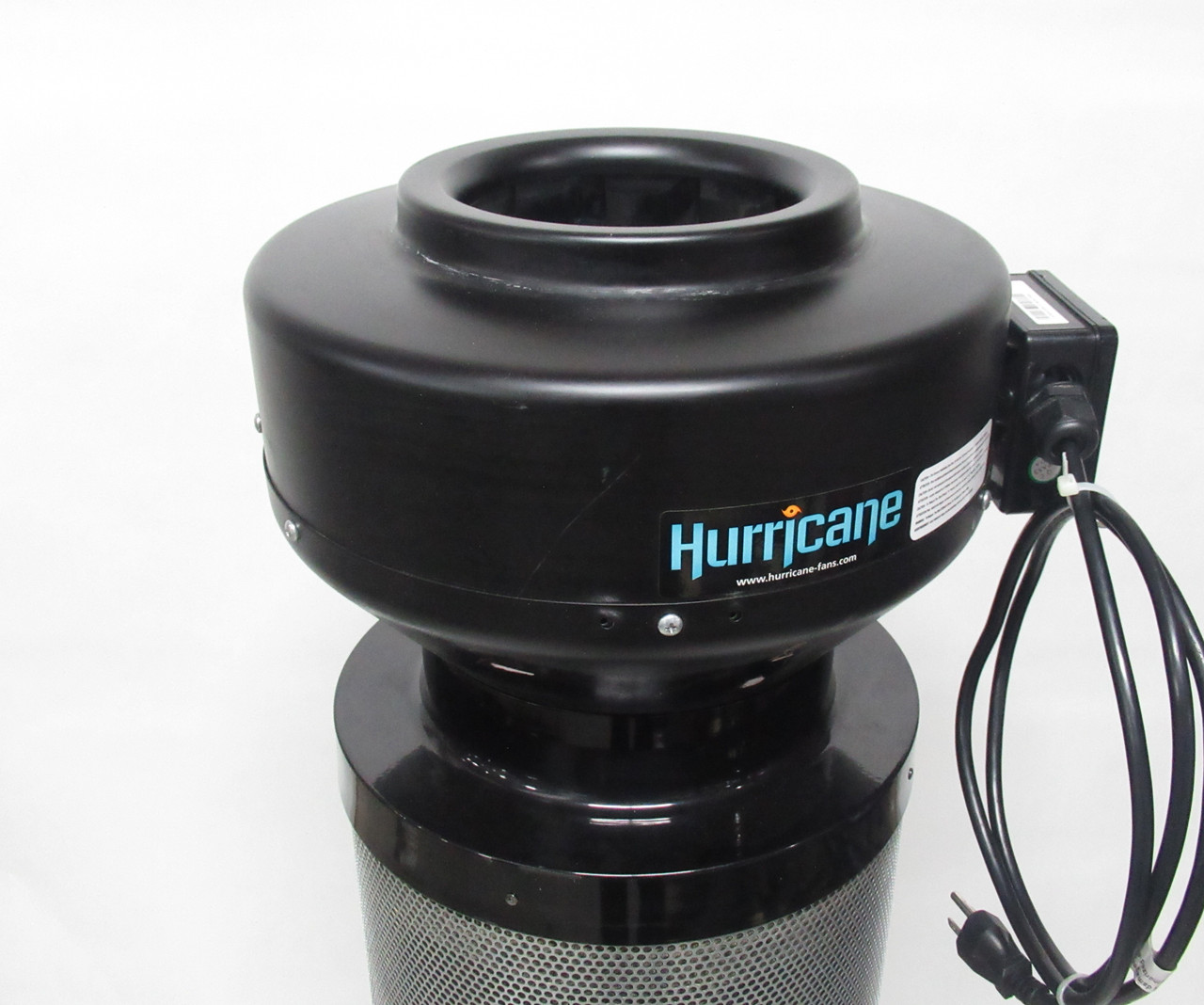 Hurricane 736580 8" Inline Duct Fan W /Carbon Filter 120V 60Hz *Minor Dent* USED