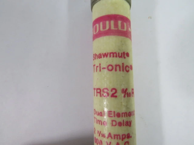 Gould Shawmut TRS2-8/10R Time Delay Fuse 2-8/10A 600V USED
