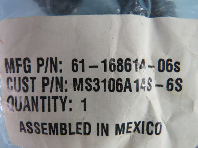 Amphenol 61-168614-06S Circular Connector ! NWB !