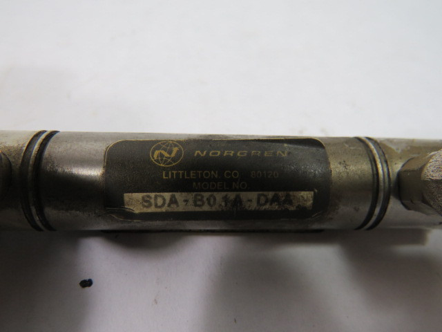 Norgren SDA-B01A-DAA Cylinder 1" Stroke 9/16" Bore USED