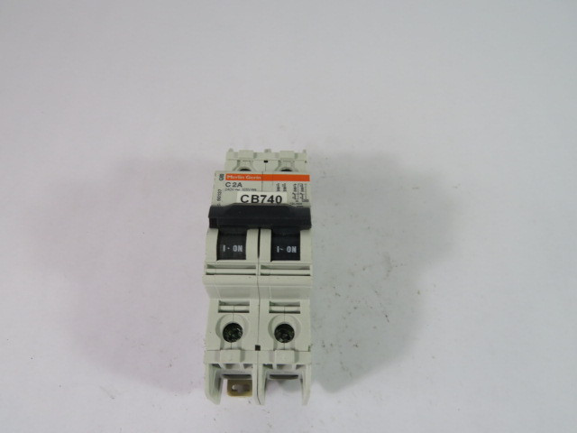 Merlin Gerin 60137 Mini Circuit Breaker 240V 2-Pole 2A USED