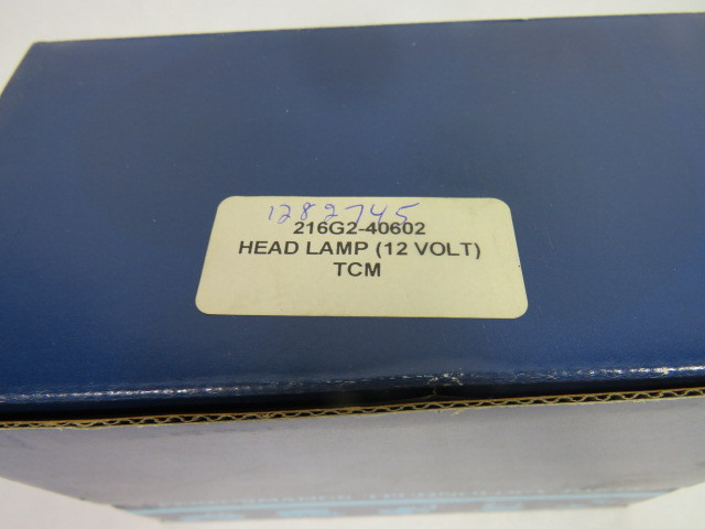 Performance Technology 216G2-40602 TCM Forklift Head Lamp 12V NEW