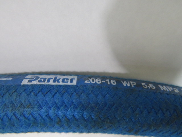 Parker 206-16 22" Long Transportation Hydraulic Hose 5.6mPa 800PSI 7/8" USED