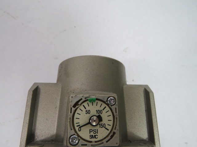SMC AR50-N06E-Z Modular Regulator 3/4" NPT 7-125PSI * Broken Gauge* ! AS IS !