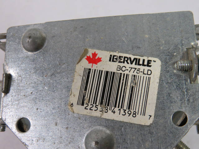 Iberville BC-775-LD 2 Gang Box 3X2X2-1/4" 10CU" Interior USED