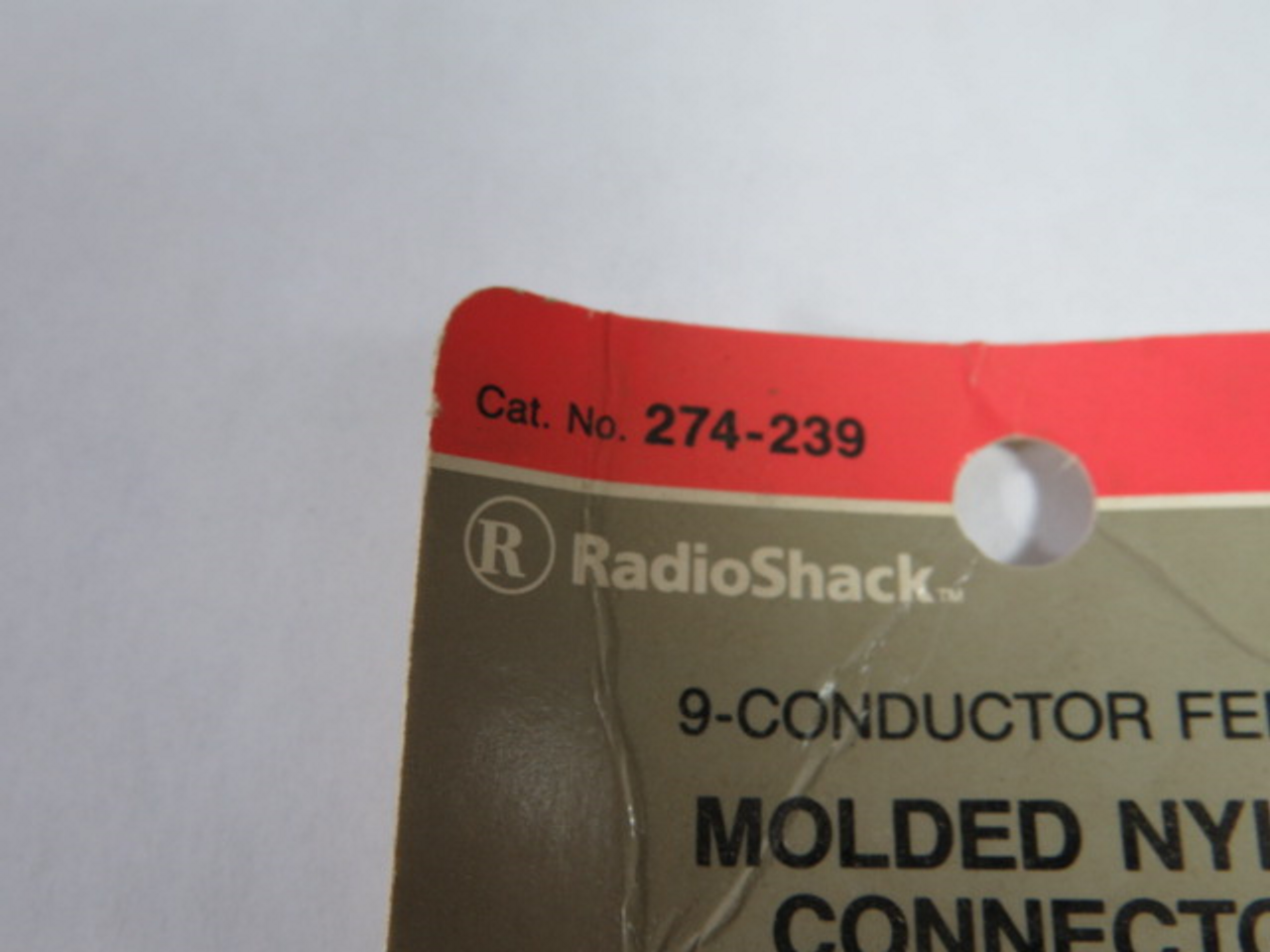 Radio Shack 274-239 Molded Nylon Connector 9-Conductor Female 250V 8A NEW