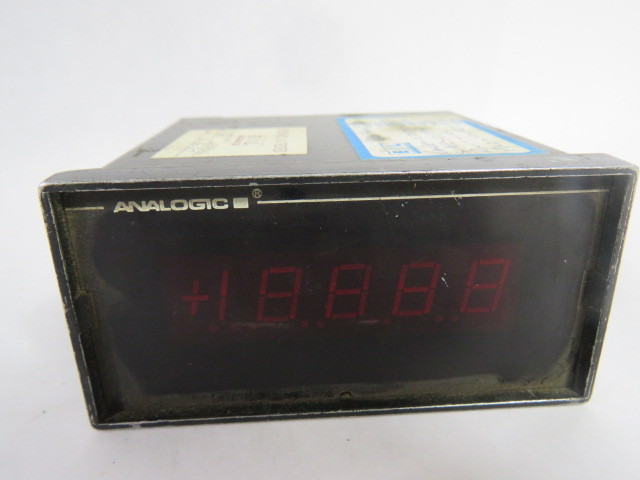 Analogic 85-1366 Panel Meter 0-2VDC 0-19999 Range USED