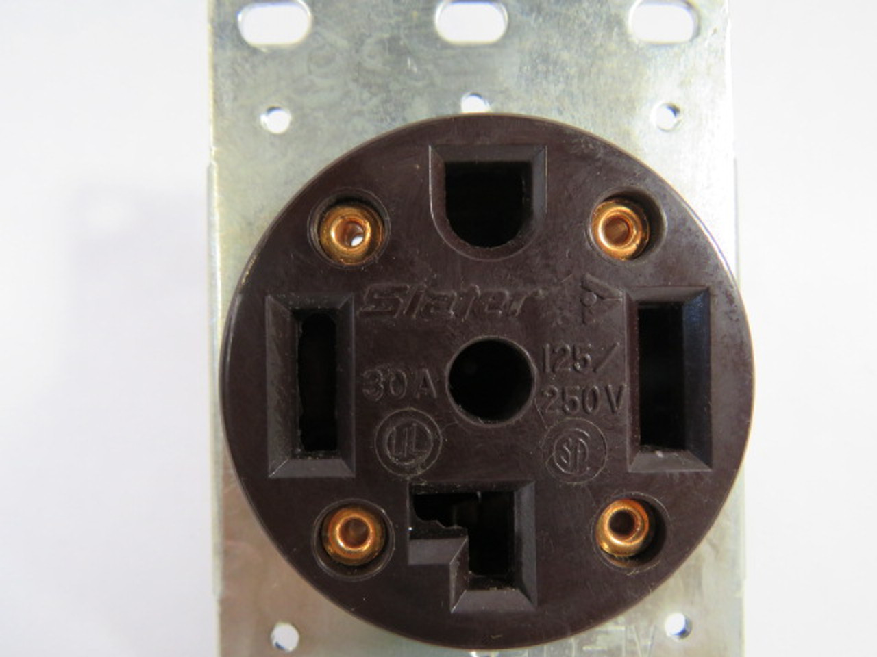 Slater 1108-0063 Receptacle 30A 125/250V 4W 2P USED
