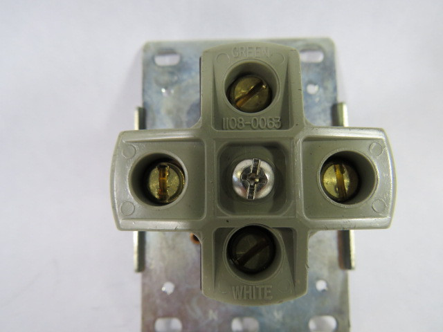 Slater 1108-0063 Receptacle 30A 125/250V 4W 2P USED