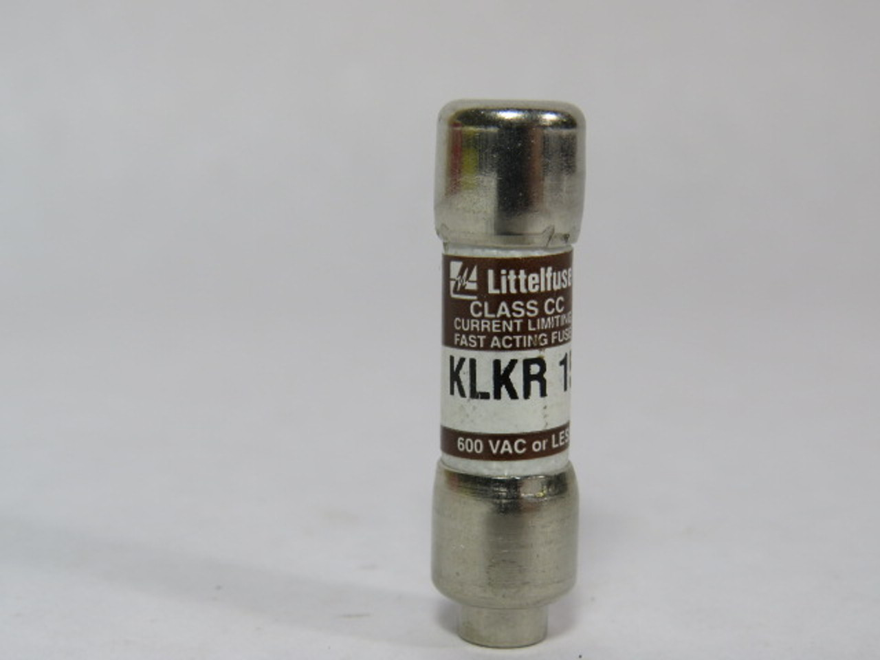 Littelfuse KLKR-15 Fast Acting Fuse 15A 600V USED
