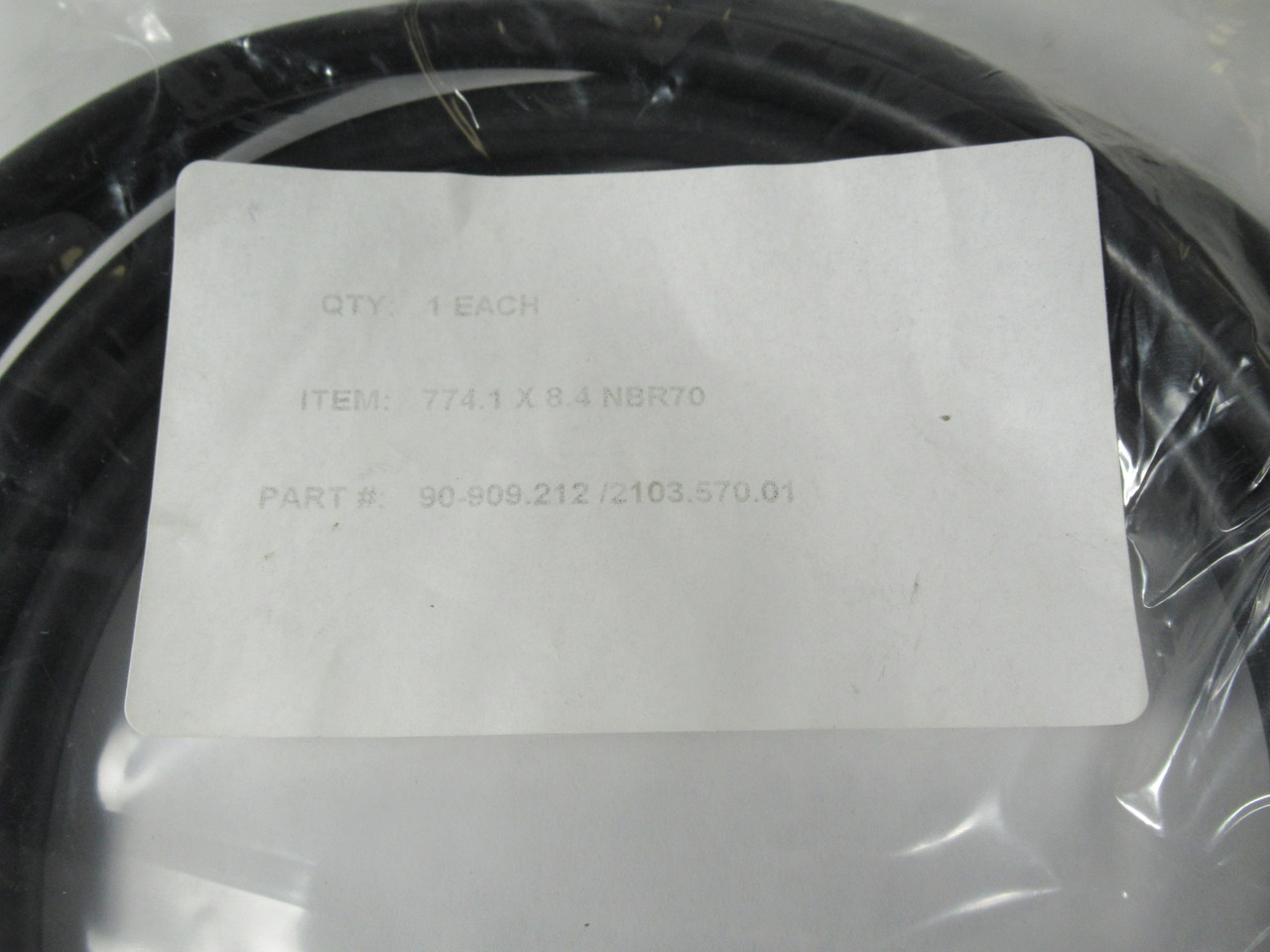 Metric Seals Inc. 2103.570.01-NBR70 Nitrile O-Ring 774.1x8.4mm NBR70 NWB