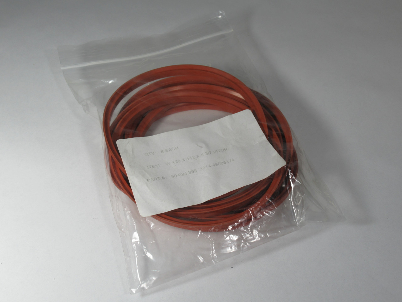 Metric Seal Inc. 2514-49009374 Viton Wiper 120x112x5.3/7mm 8-Pack NWB