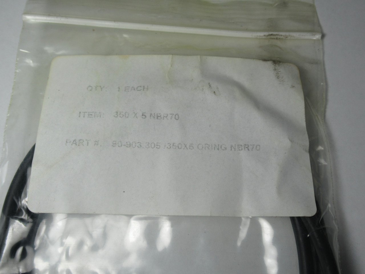 Metric Seals Inc. 90-903.305-NBR70 O-Ring 350x5mm LABEL DMG NWB