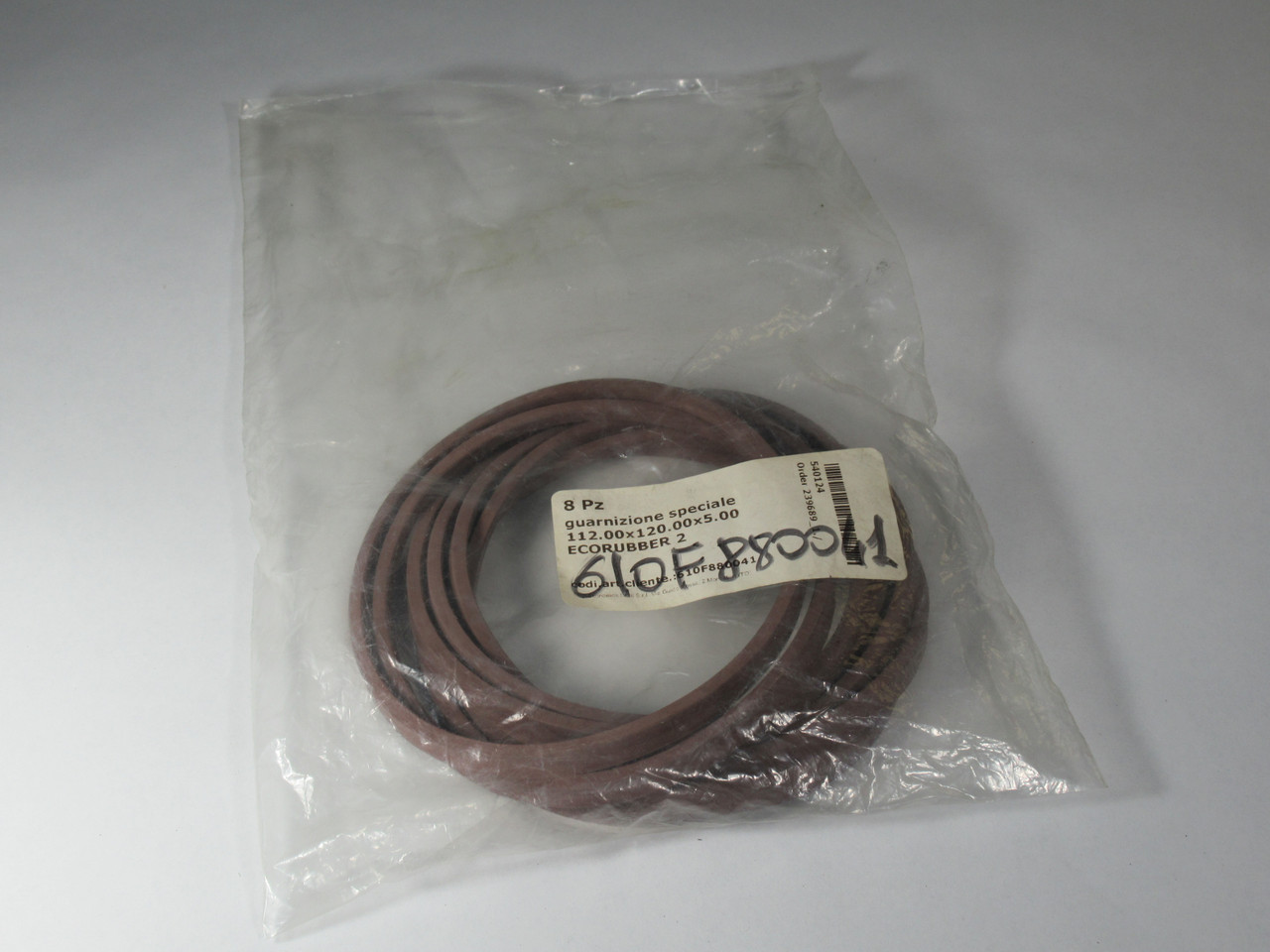 SKF 540124 EcoRubber-2 Special Gasket 112x120x5mm 8-Pack OPEN BAG NWB