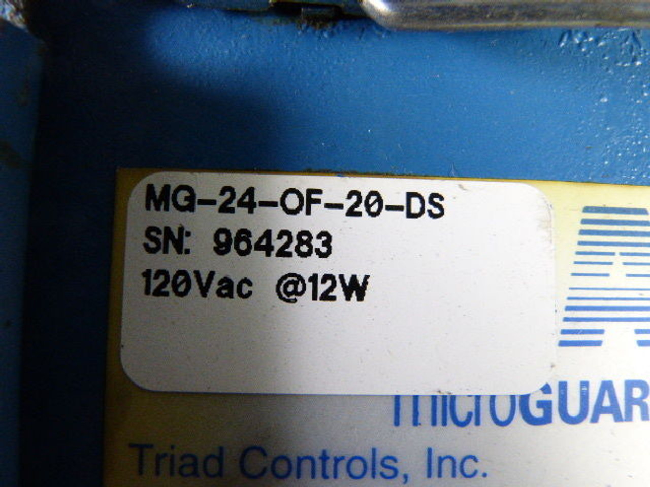 Pinnacle MG-24-OF-20-DS MicroGuard Light Curtain Controller 120VAC @ 12W USED