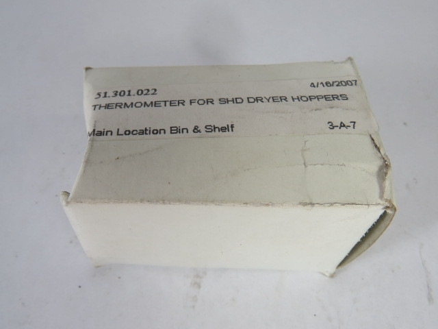 Shini Plastics Technologies  2" Diameter Thermometer  0-300C ! NOP !