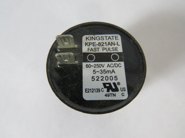 Kingstate KPE-821AN-L Fast Pulse Buzzer Alarm 60~250V AC/DC 5~35mA USED