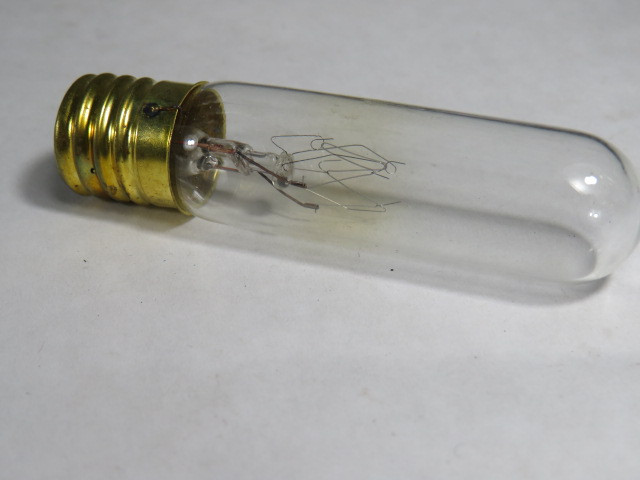 Standard 50675 Clear Incandescent T6 Bulb E17 Base 15W 130V 25-Pack ! NEW !