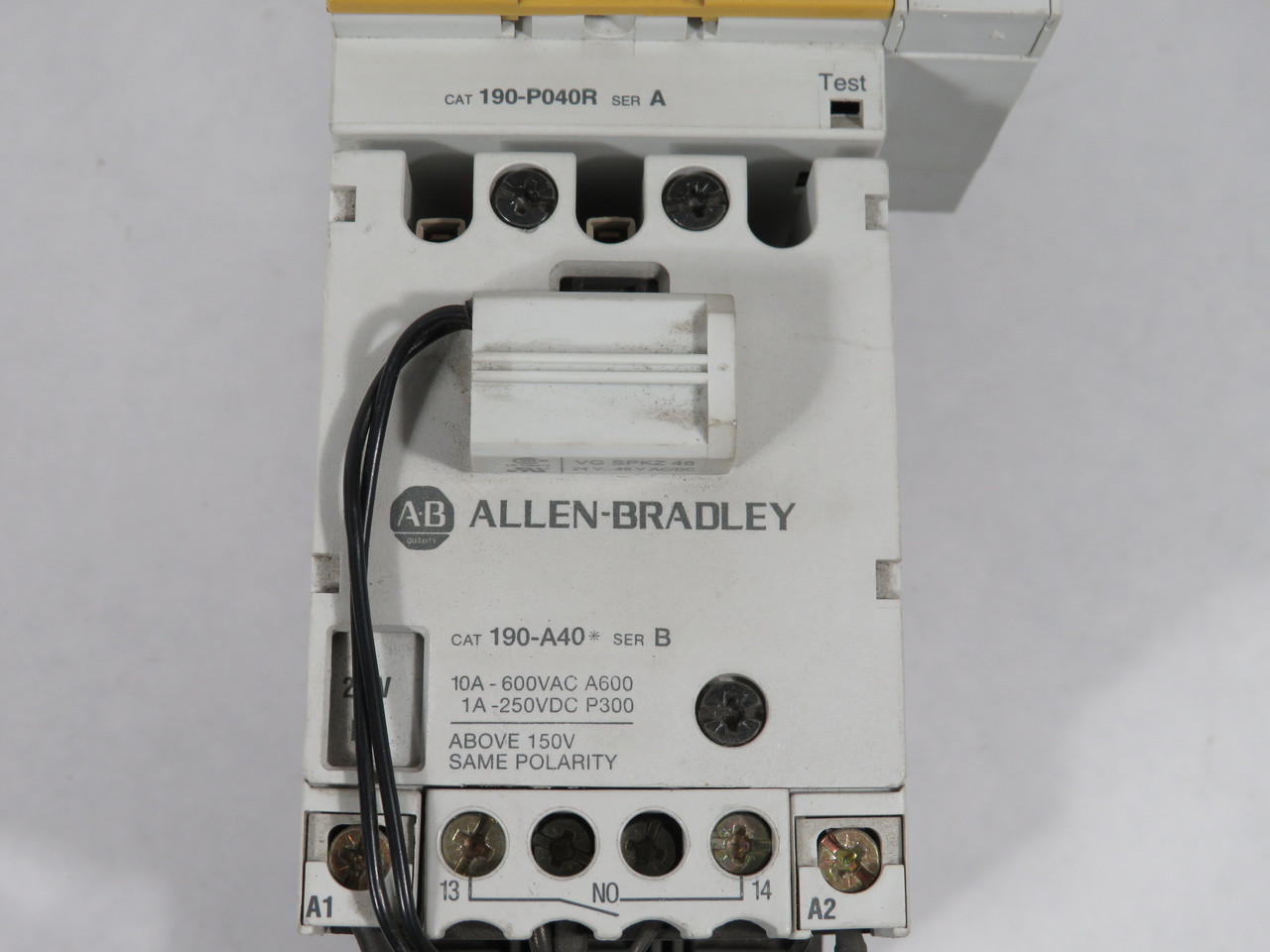 Allen-Bradley 190-CPS40Z Coordinated Protected Starter 24VDC USED