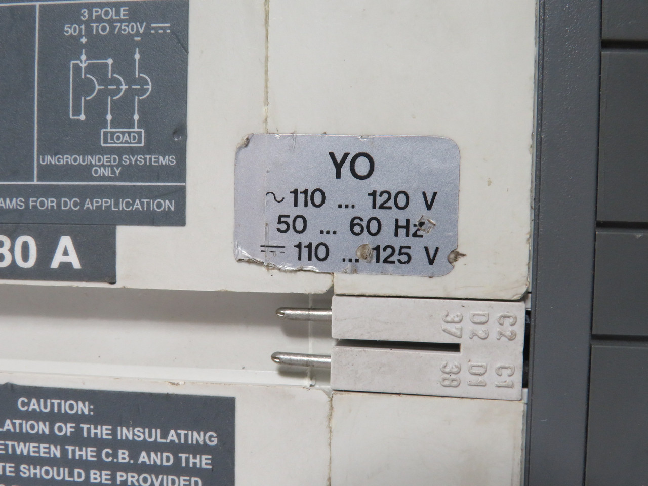 ABB S3N80 SACE S3 Circuit Breaker 80A 600V 3P SHELF WEAR USED