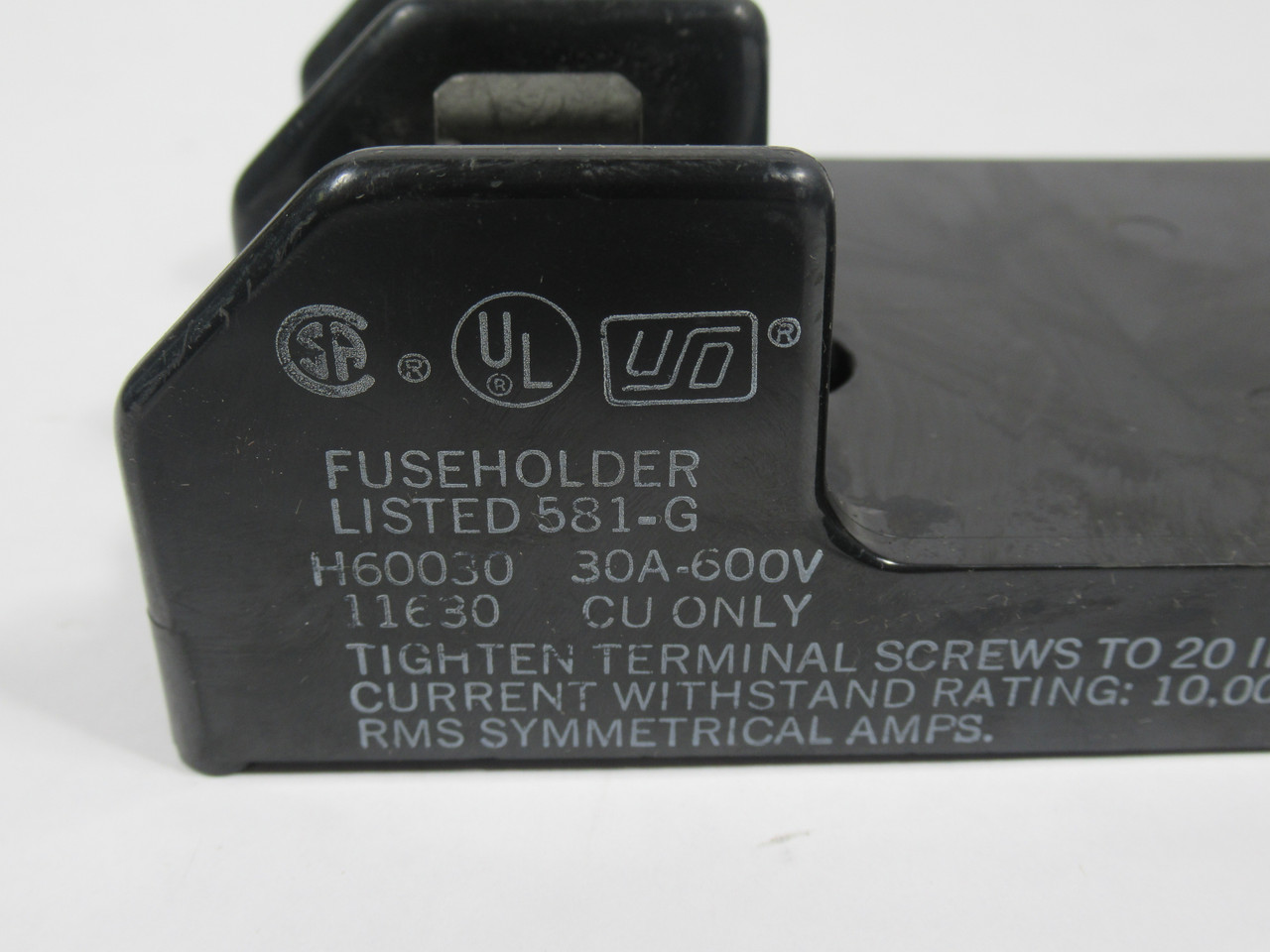 USD H60030 Fuse Holder 30A 600V 2P USED