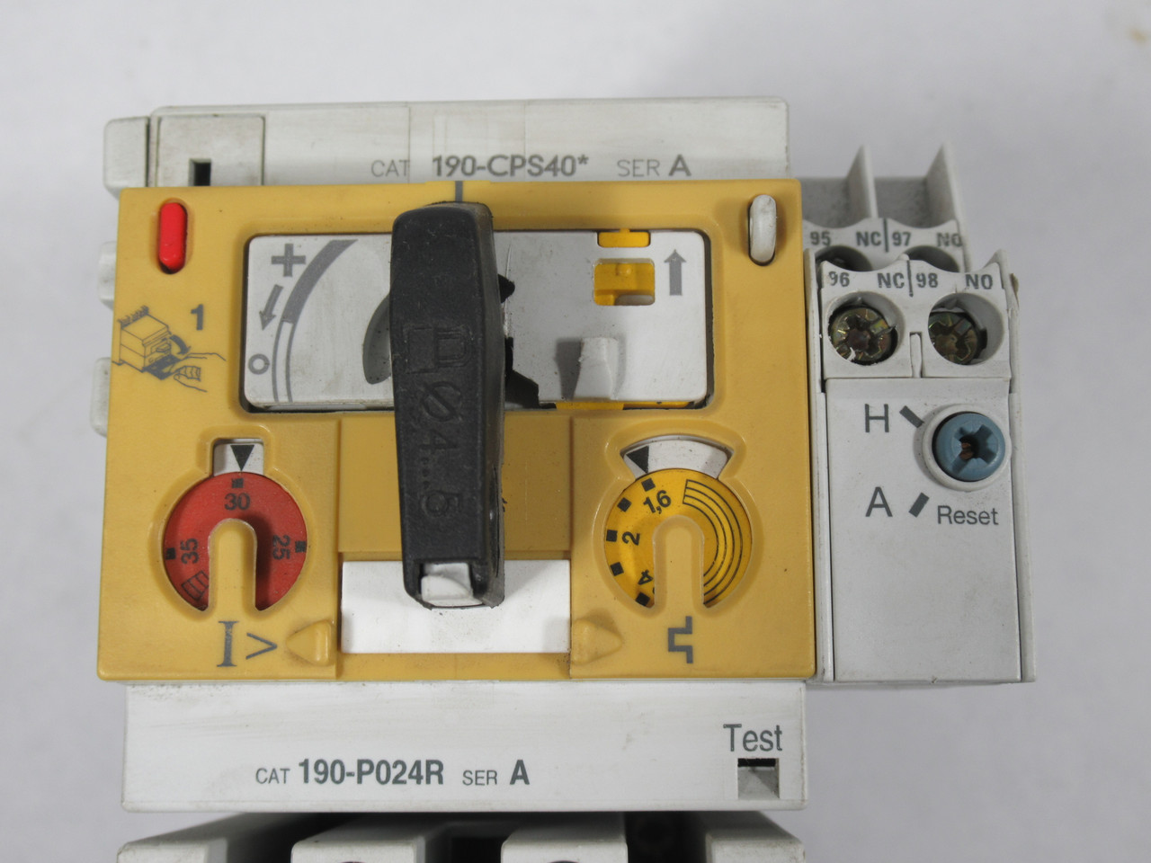 Moeller PKZ2/ZM-2.4/S-SP(24V) Combination Motor Controller 1.6-2.4A 24VDC USED