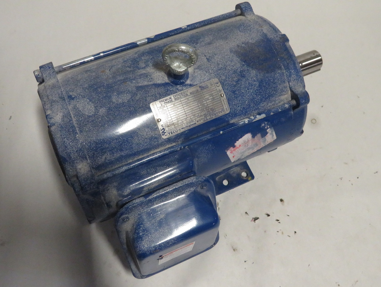 Teco Westinghouse 3HP 1175RPM 230/460V 213T ODP 3Ph 9.20/4.60A 50Hz *PAINT* USED