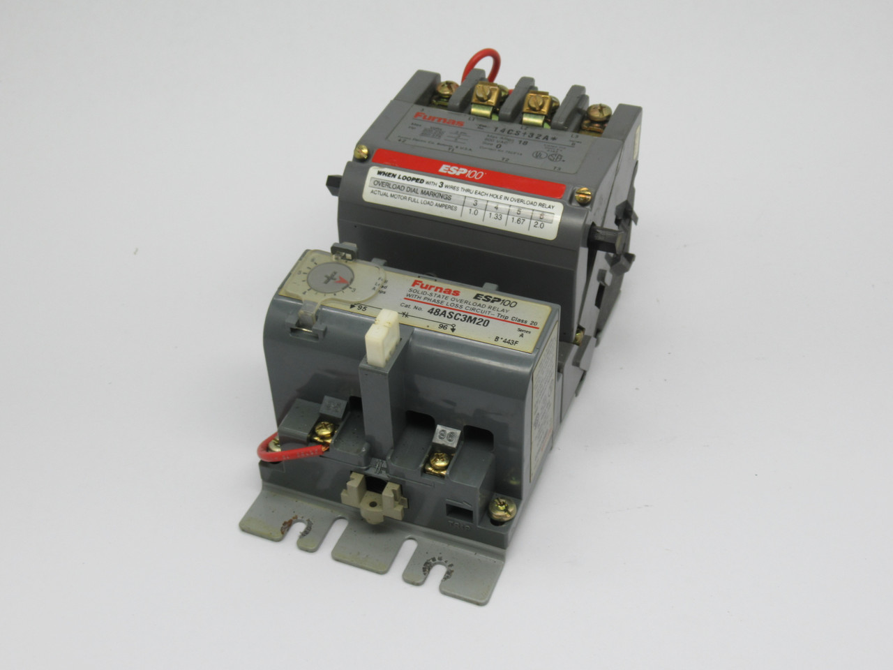 Furnas 14CSC32AF Magnetic Motor Starter 110/120V 50/60Hz 18A USED