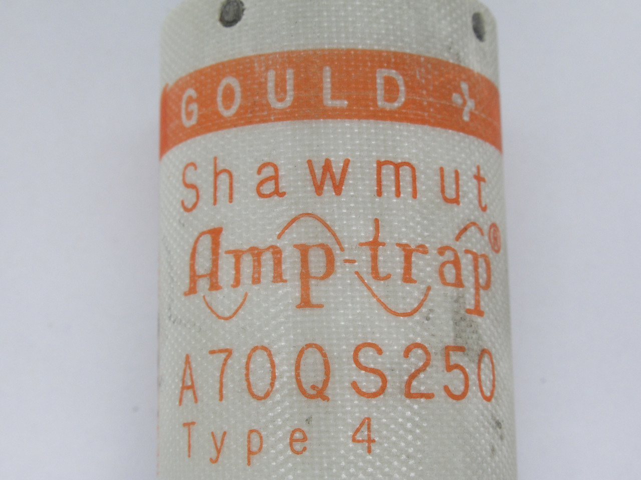 Gould Shawmut A70QS250 Amp-Trap Fuse Type 4 250A 700V USED